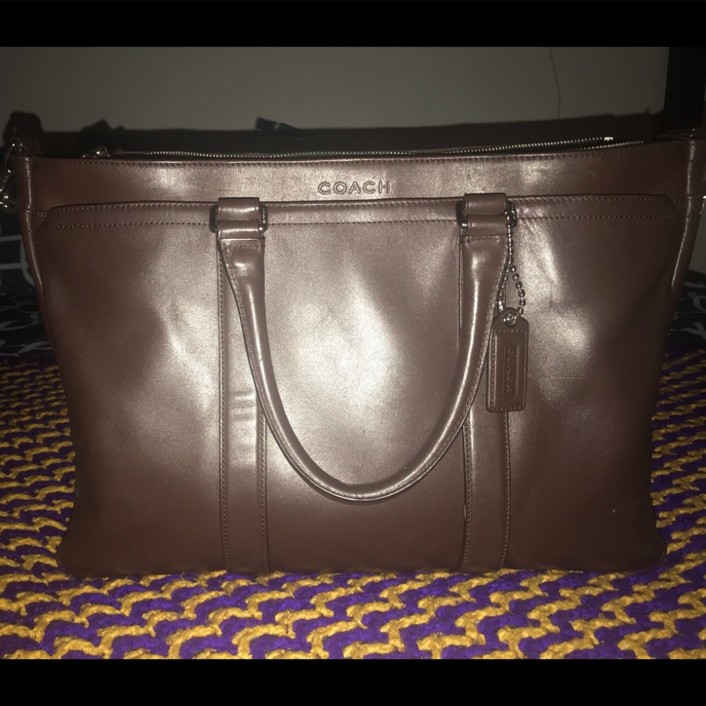 Coach Computer/Briefcase Messenger Bag